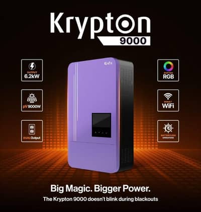 knox krypton 9000 6.2 kw Hybrid Solar Inverter