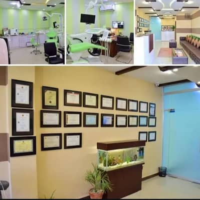 Female dental hygienist