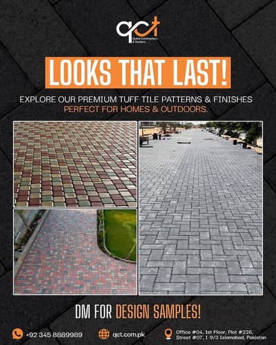 fly ash bricks/ tuff tiles / pravers / curb blocks in all pakistan
