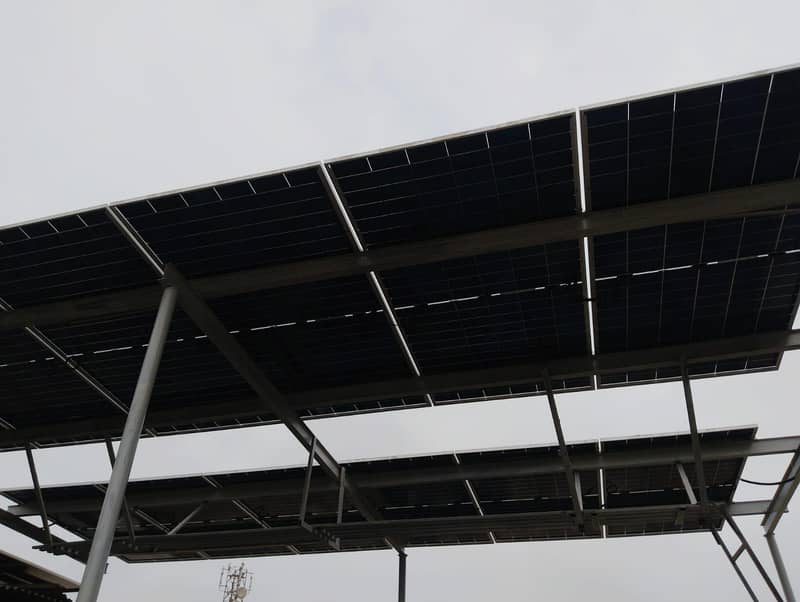 solar installation/solar elevated structure/solar complete wiring 1