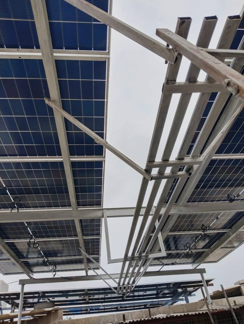 solar installation/solar elevated structure/solar complete wiring 3