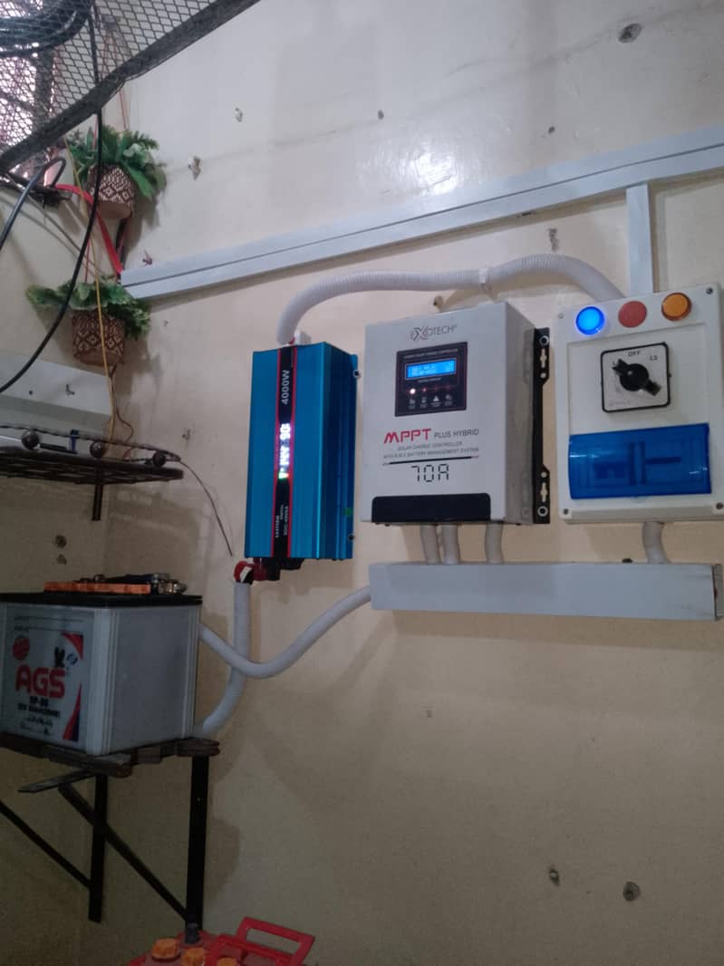 solar installation/solar elevated structure/solar complete wiring 9