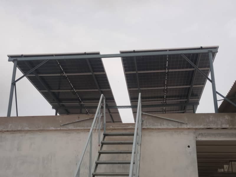 solar installation/solar elevated structure/solar complete wiring 11