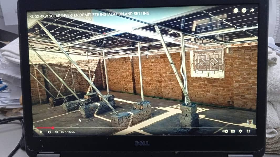 solar installation/solar elevated structure/solar complete wiring 13