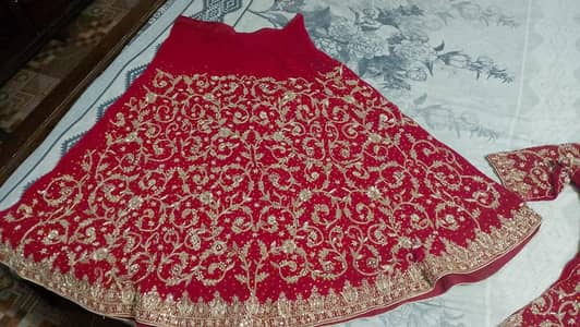 Bridal lehenga heavy work