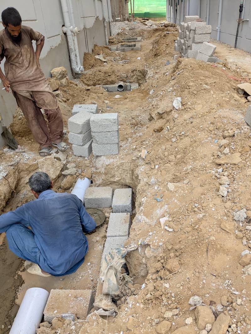 Construction work  Interior tile marble block masonry all work 5