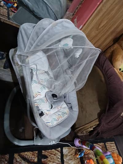 Electric Remote baby cot available