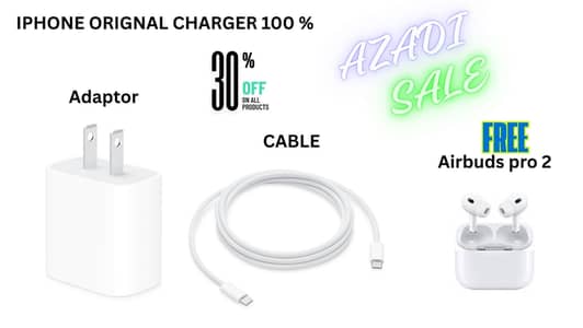 Iphone orignal charger 100%