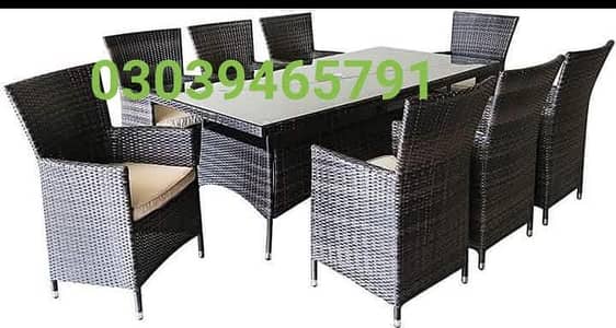 UPVC chair outdoor Garden furniture and rope chair available hai ratan