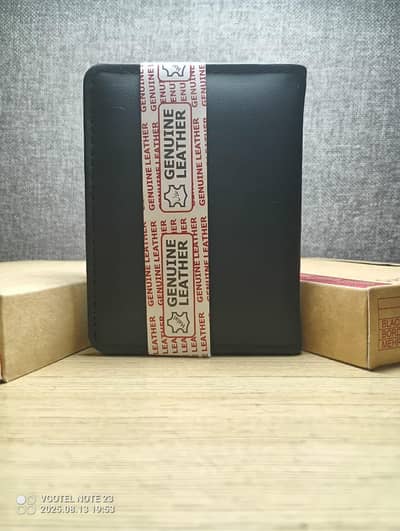Black Cow Leather Card Holder