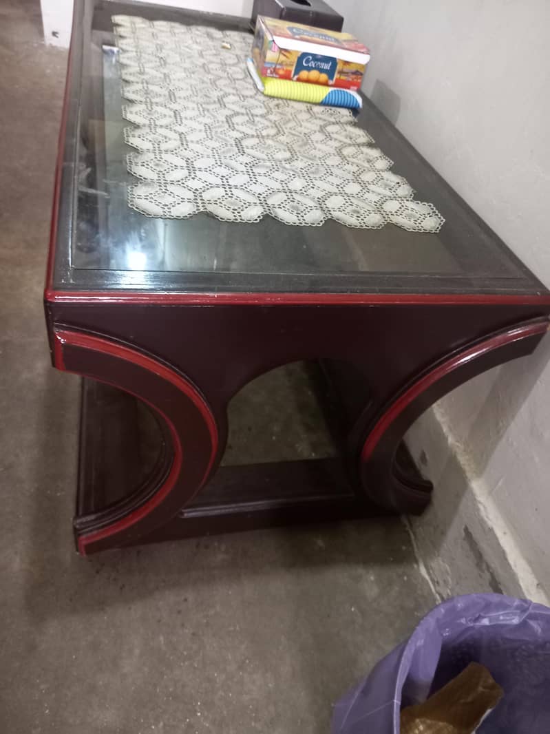 double bed with side table 1