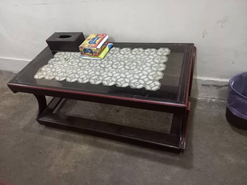 double bed with side table 2