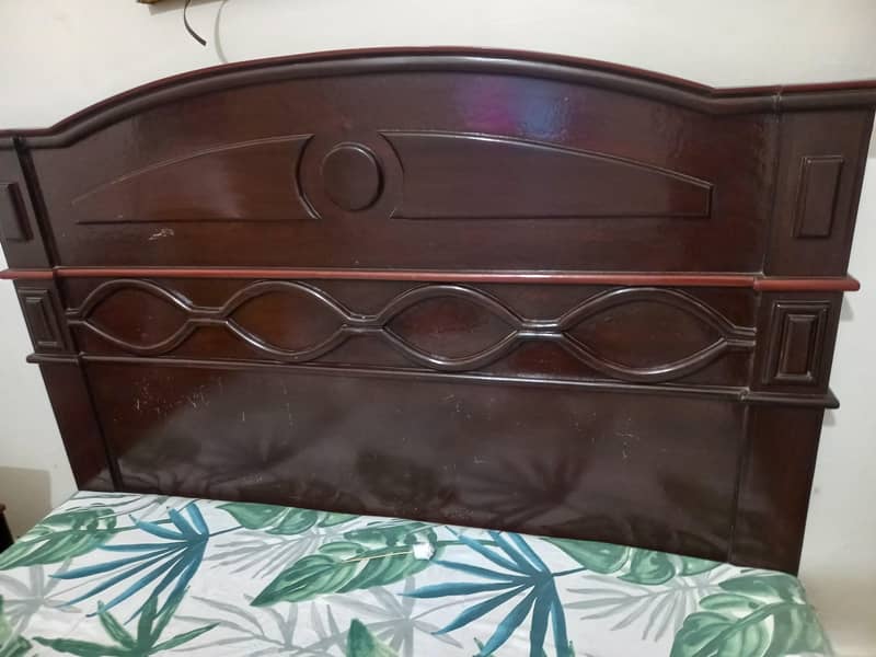 double bed with side table 4