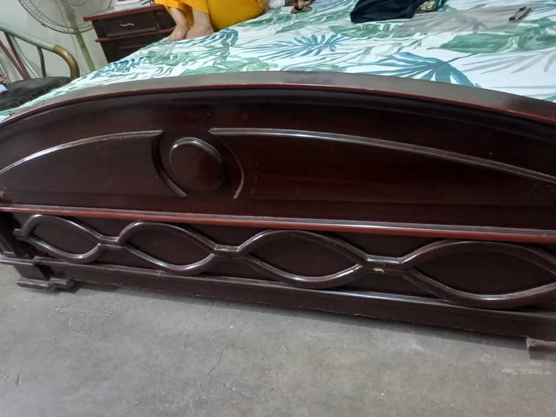 double bed with side table 5