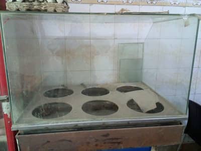 salan counter 6 hols fully stain less steel salan conter