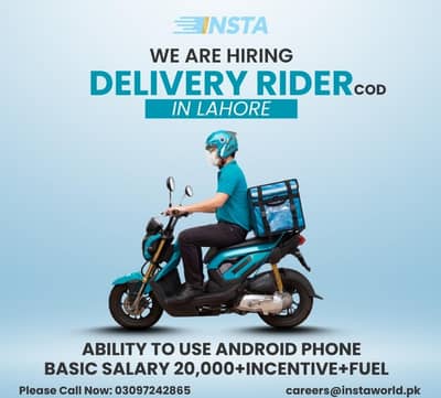 Delivery Rider's Required For Parcels Delivery