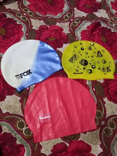 swimming caps