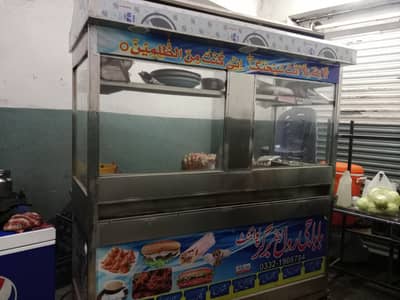 burger shawarma Counter
