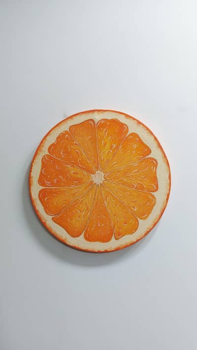 Orange Slice Painting - Kitchen and dinning area