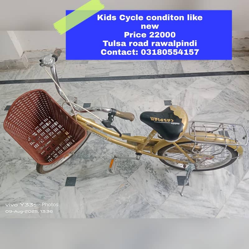 Old Fashioned Yellow cycle. 0