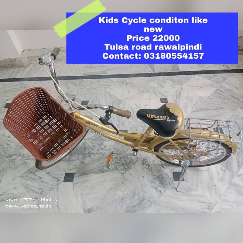 Old Fashioned Yellow cycle. 1