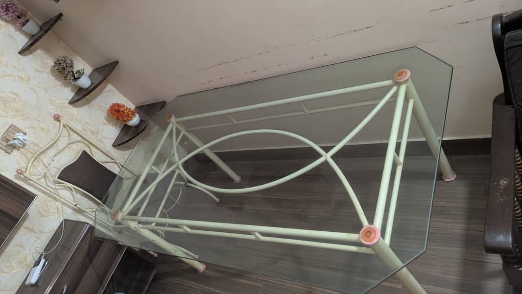 cafe dining table - 6 seater dining table - dining table with chair 1