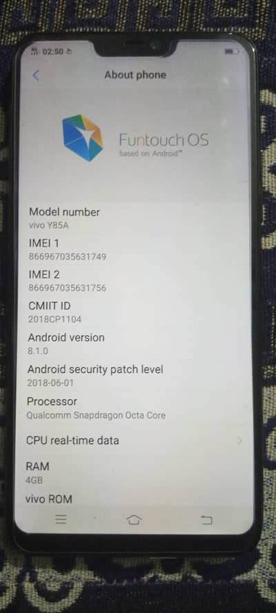 VivoY85a