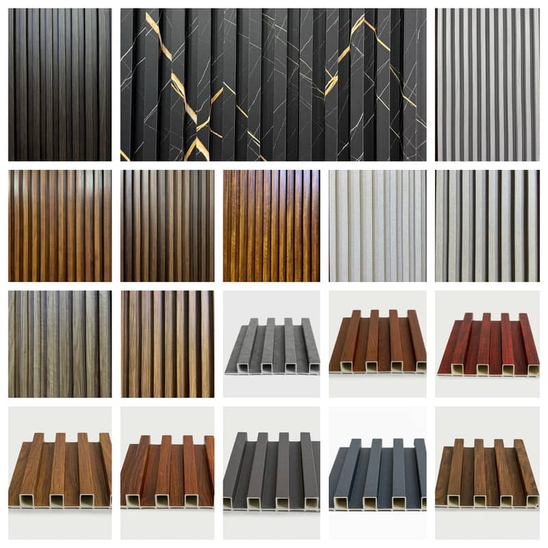 Pvc wall panels-Wpc wall panels-PU stone-Wallpapers-Ceiling 2by2-Grass ...