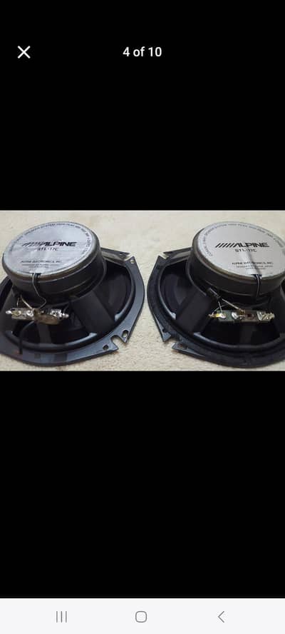 Original Imported branded American Alpine Door Coaxial Compo speakers