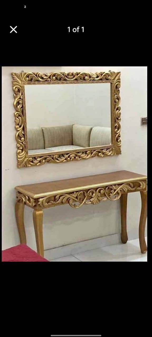 Console table With mirror 1