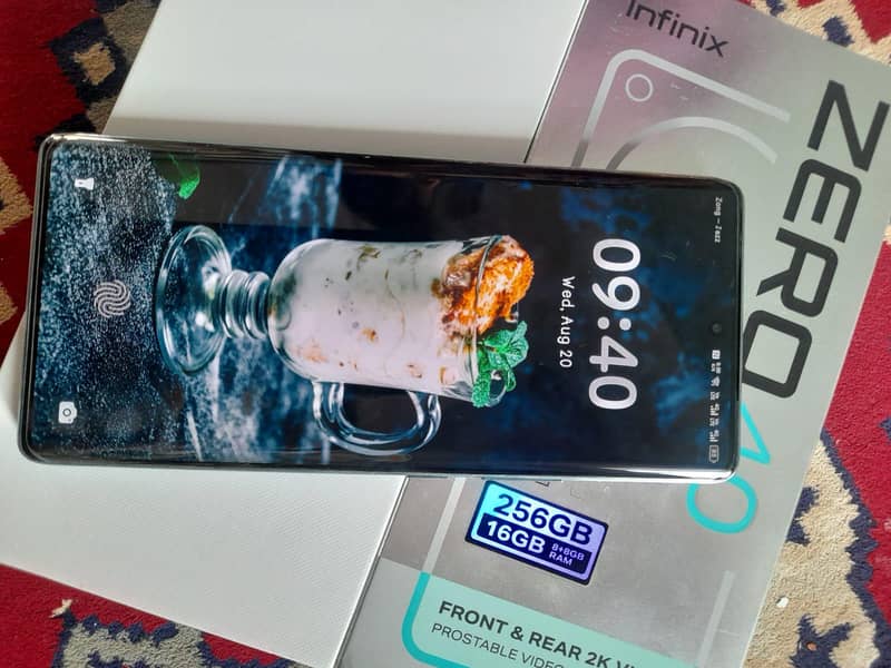 infinix zero 40 8gb ram 256 storage color blue - Mobile Phones - 1105298443