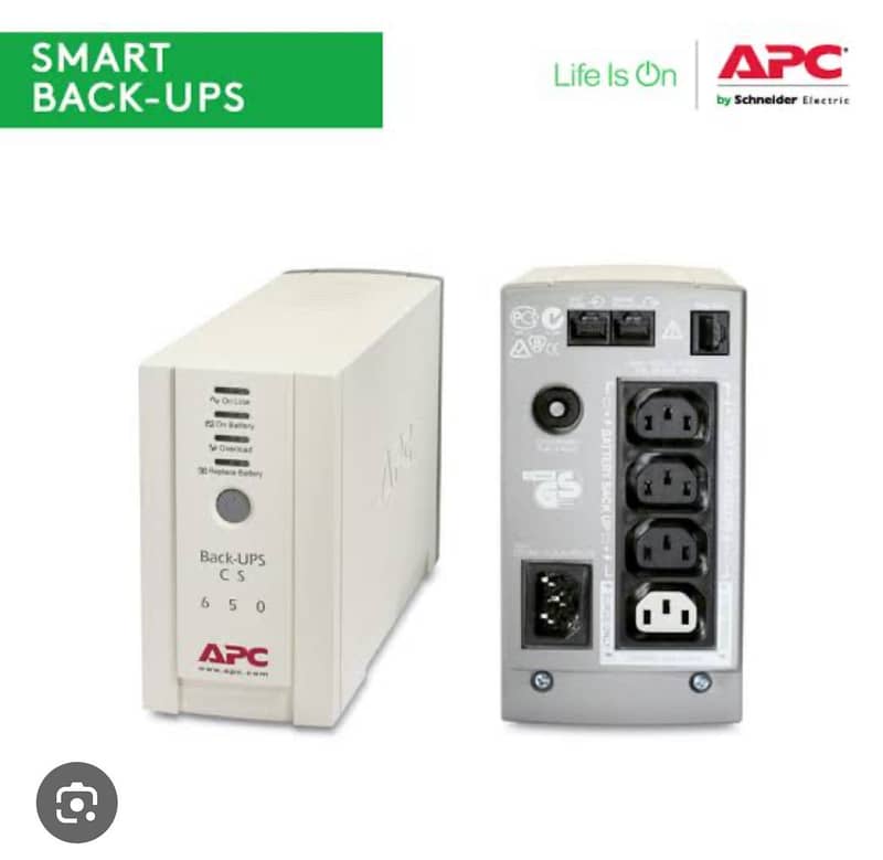 Apc ups BK 650/6.5kva 0