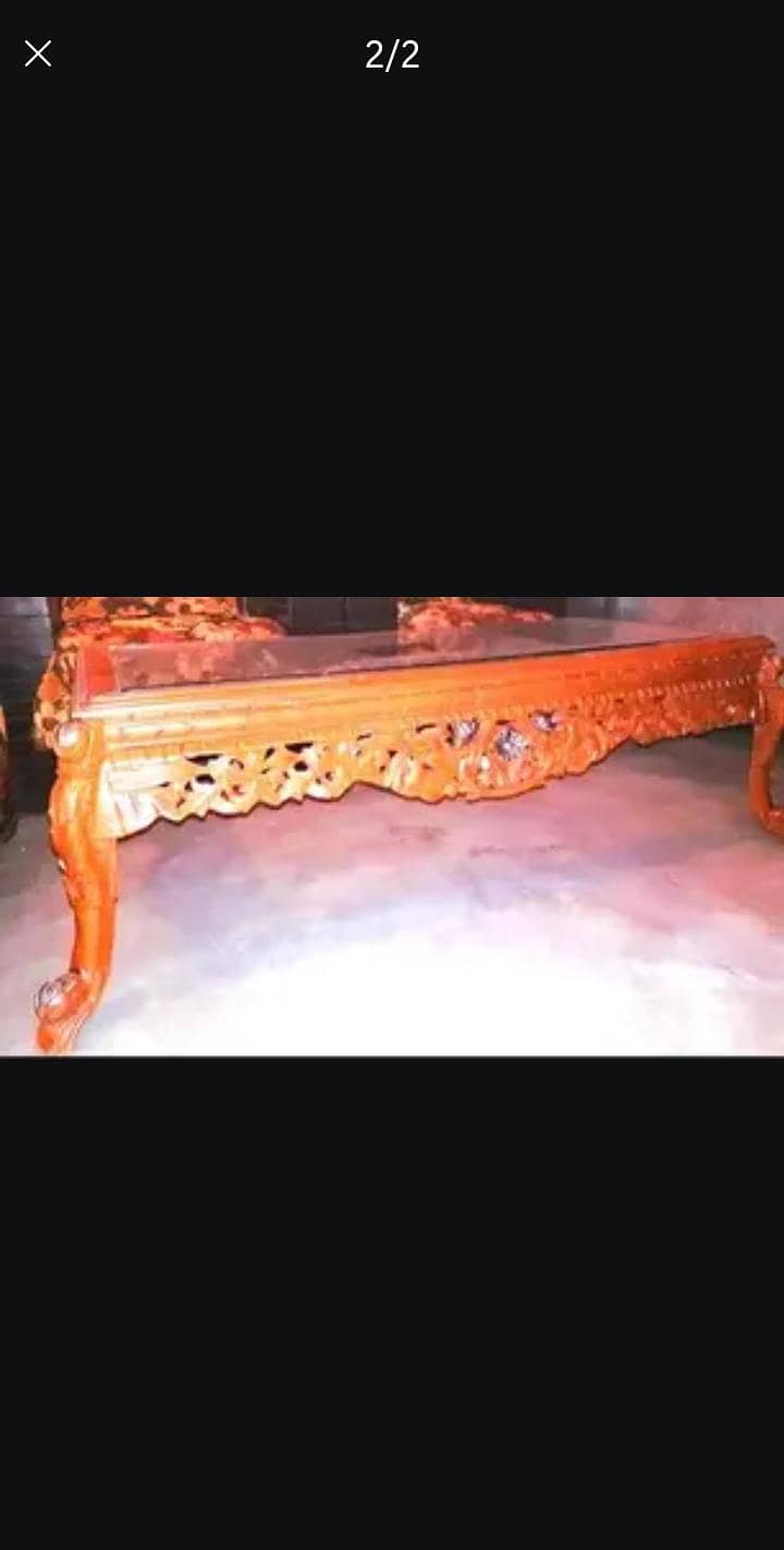 Center table set- Chinioti Wooden Table Set (3 pcs) 1