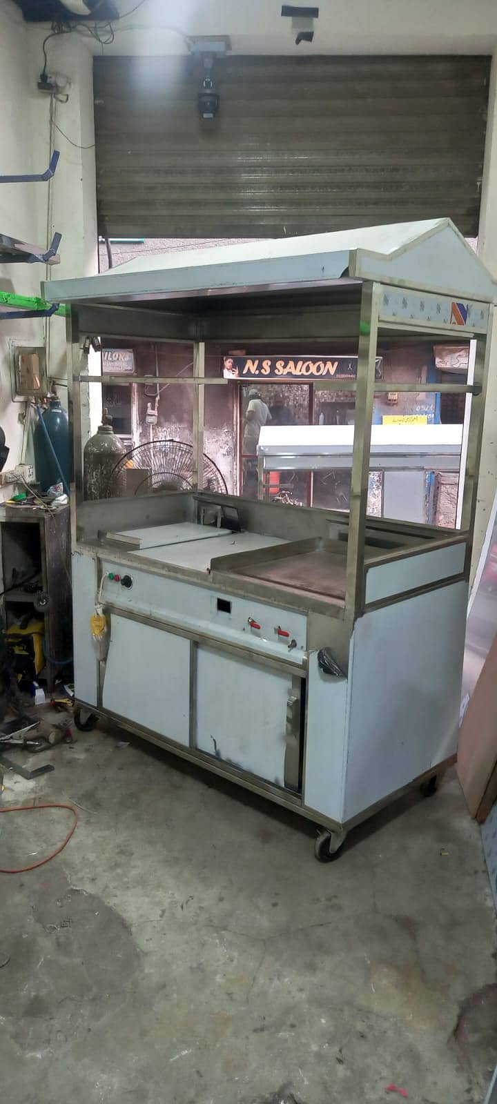 Burger counter / shawarma counter / steel counter / fast food counter ...