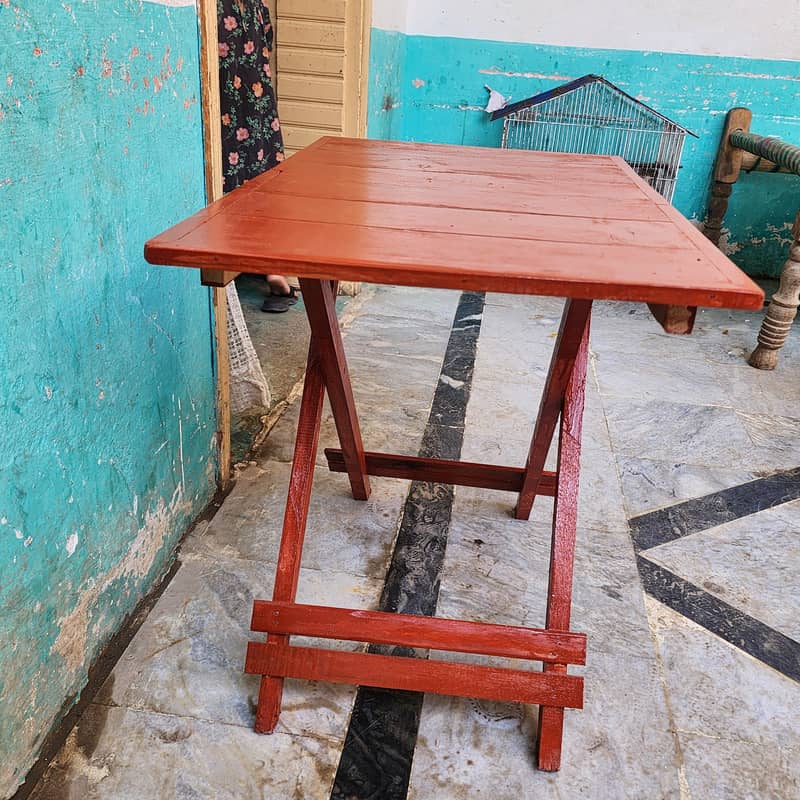 wooden folding table 18×27 - Coffee Tables - 1105369724