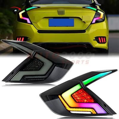 civic x back rgb lights