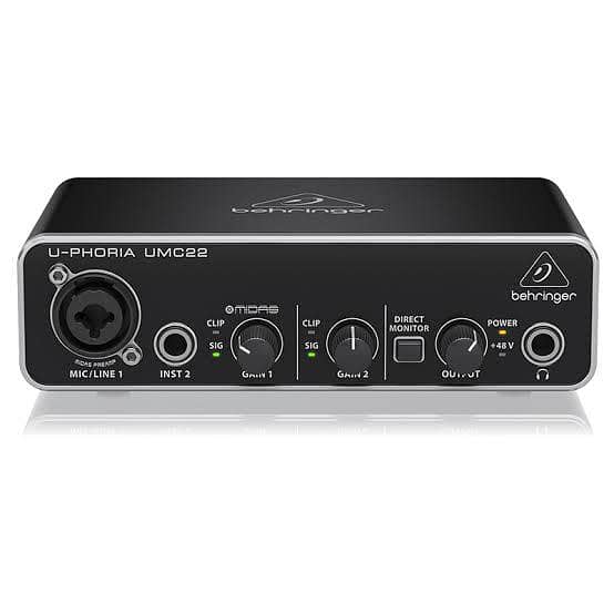 Behringer Umc22 Usb Audio Interface 0