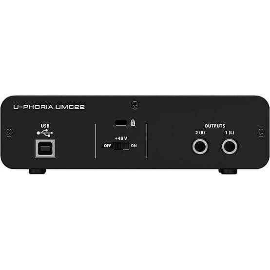 Behringer Umc22 Usb Audio Interface 1