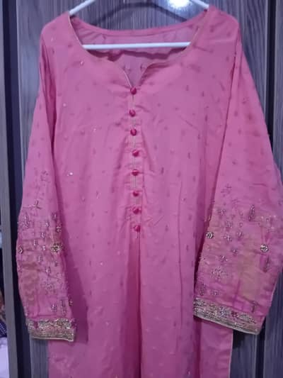 Embroidered Lawn  suit