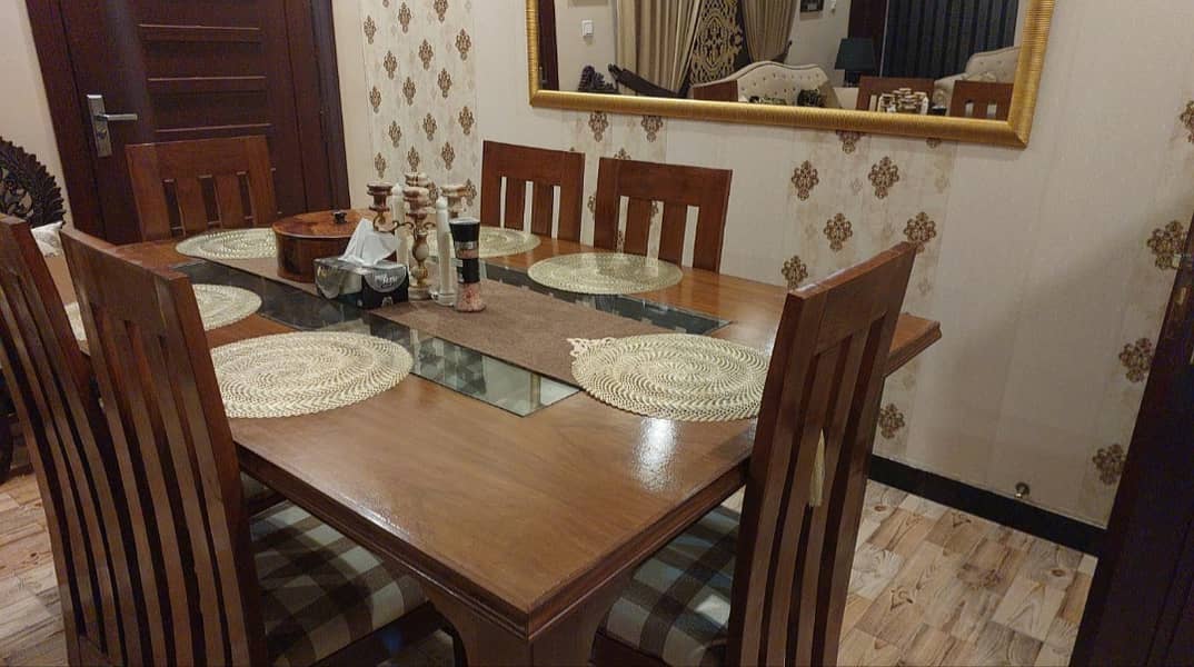 Dining Table (Walnut Wood - Solid) 4
