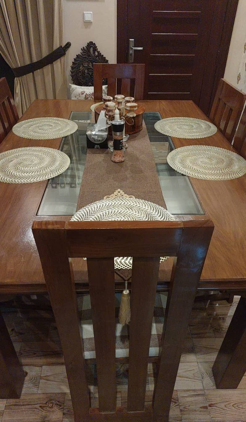 Dining Table (Walnut Wood - Solid) 5
