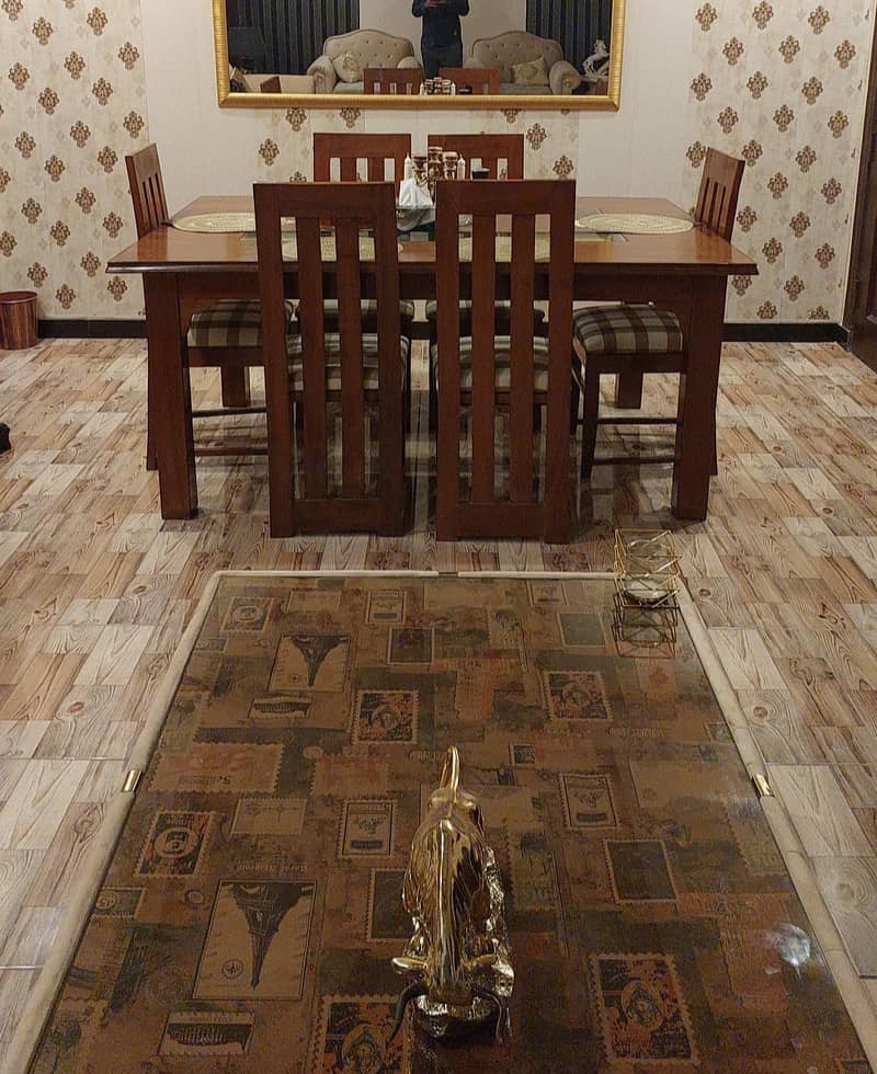 Dining Table (Walnut Wood - Solid) 6