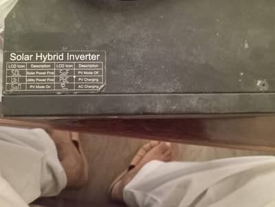 cyber power 2kw solar inverter in very excellent condition. 21000 Rs