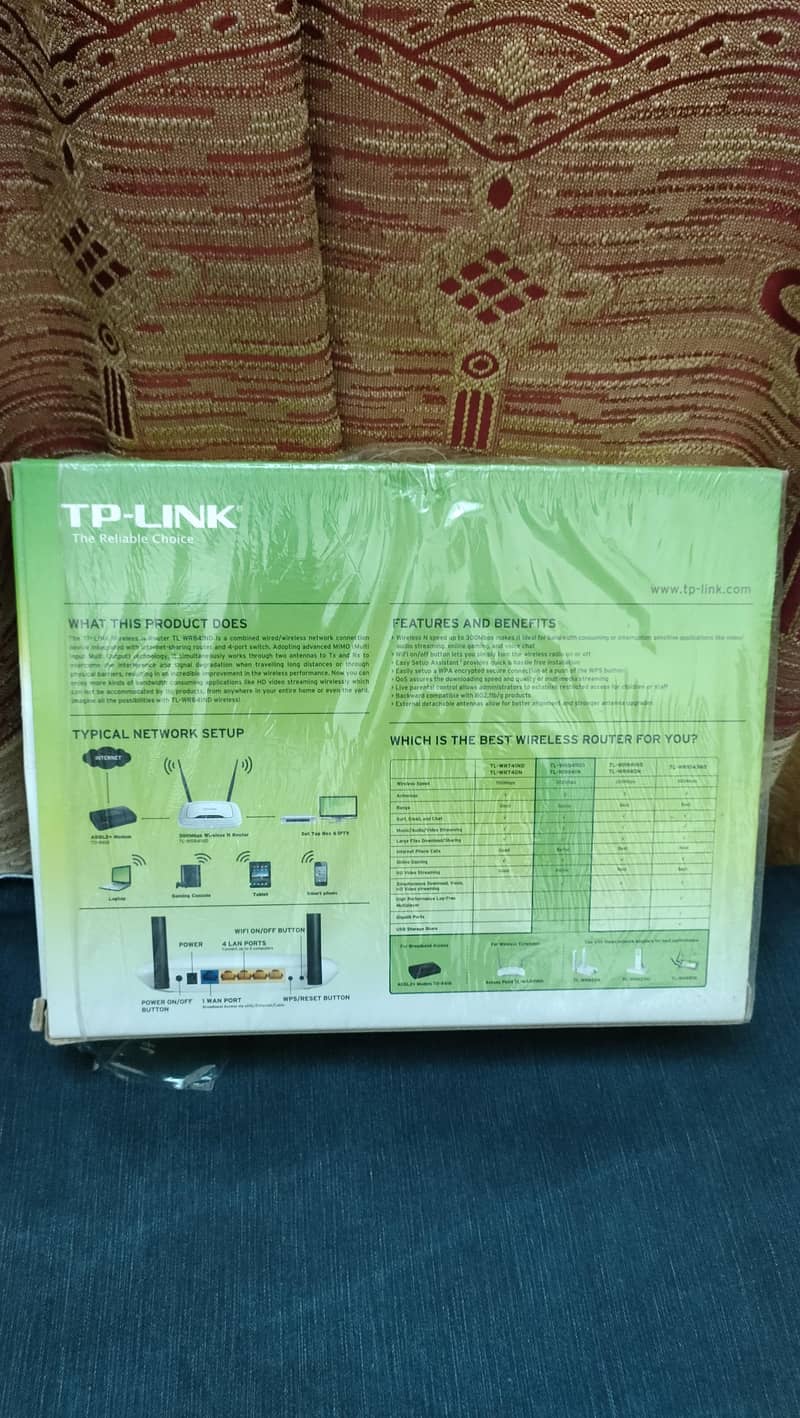 TP Link Wifi Router 300MBps 7