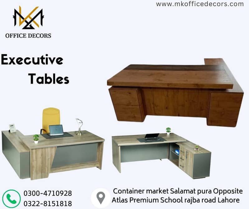 Executive Table | L Shape Table | CEO Office Table 1