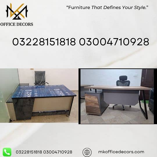 Executive Table | L Shape Table | CEO Office Table 2