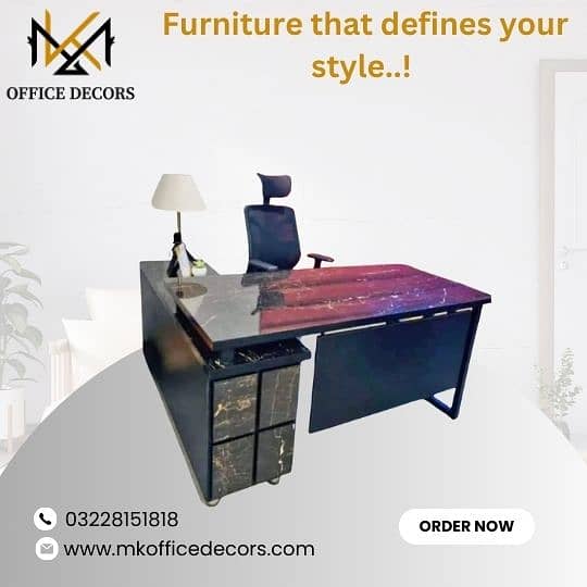 Executive Table | L Shape Table | CEO Office Table 4