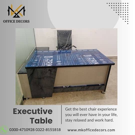 Executive Table | L Shape Table | CEO Office Table 5