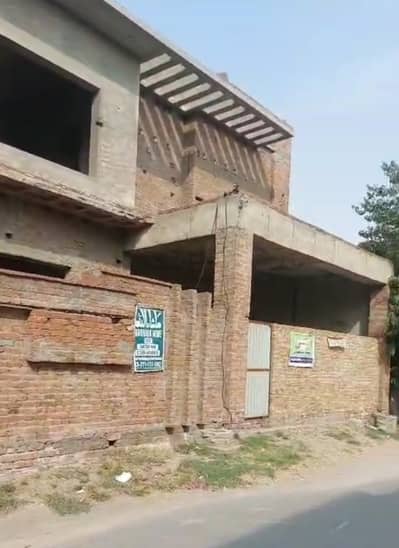 10 Marla Grey House For Sale In Nawab Block Daewoo Road Faisalabad