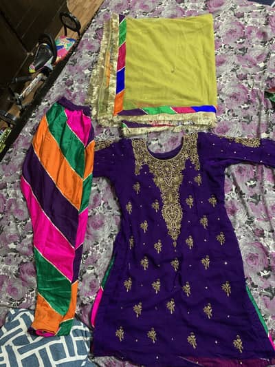 All suits are available in good condition price may be negotiable